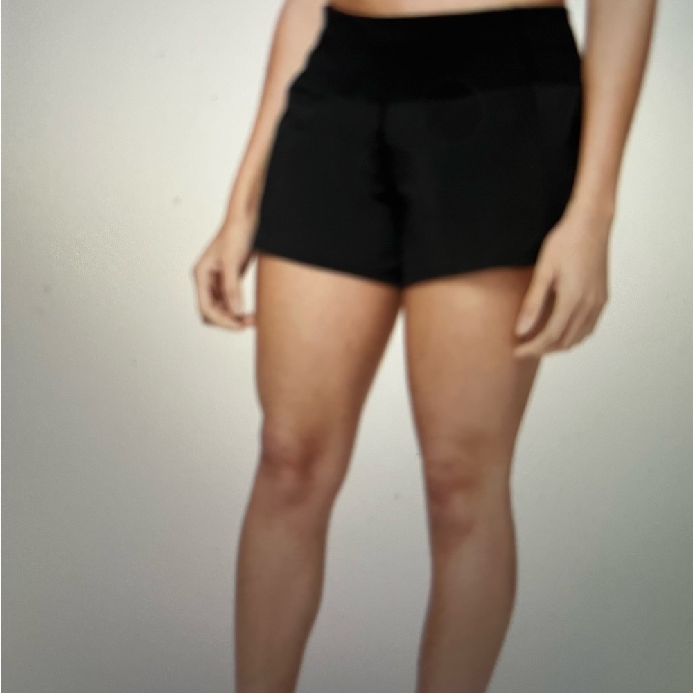 Lululemon Women's Run Times II Black Running Shorts